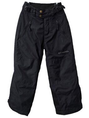 Columbia Ski Snow Pants 4 5 Child Zipper Pockets Sledding Adjustable Waist Black